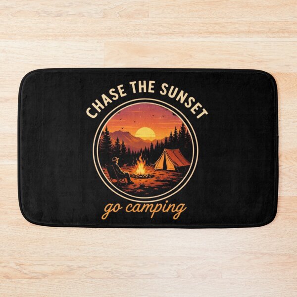 Item preview, Chase the Sunset – Go Camping Adventure Design designed and sold by Dogandesighn.