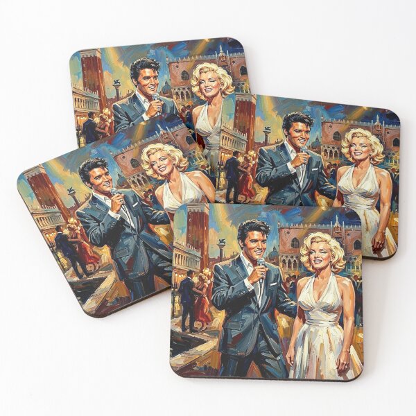 Item preview, Venetian Serenade: Elvis and Marilyn in St. Mark’s Square designed and sold by Art's Diner.