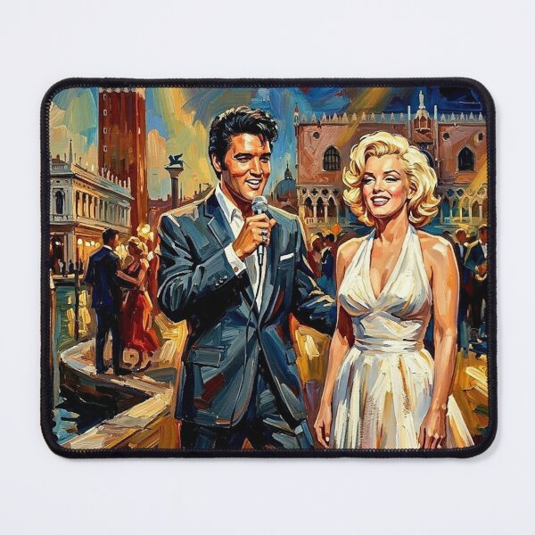 Item preview, Venetian Serenade: Elvis and Marilyn in St. Mark’s Square designed and sold by Art's Diner.