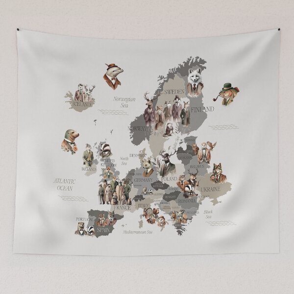 Item preview, Dapper Creatures of Europe designed and sold by UrbanEpiphany.