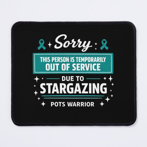 Item preview, Temporarily Out Of Service Stargazing POTS Warrior designed and sold by FreshVibe Prints.