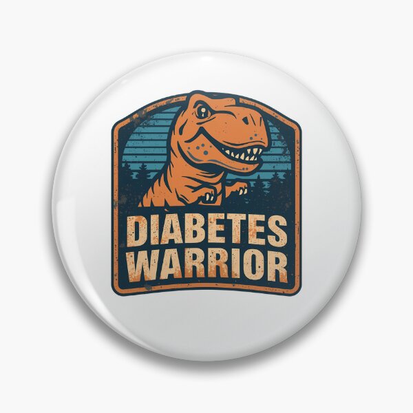 Item preview, Diabetes Warrior Dinosaur – Vintage Type 1 Diabetes Shirt & Gift designed and sold by Irysek.