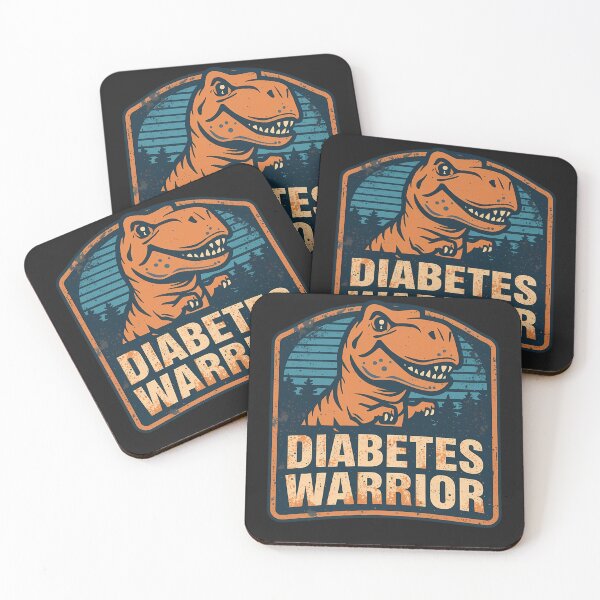 Item preview, Diabetes Warrior Dinosaur – Vintage Type 1 Diabetes Shirt & Gift designed and sold by Irysek.