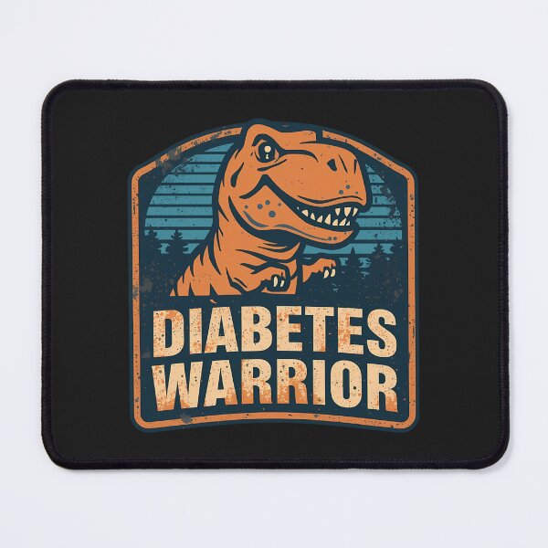 Item preview, Diabetes Warrior Dinosaur – Vintage Type 1 Diabetes Shirt & Gift designed and sold by Irysek.