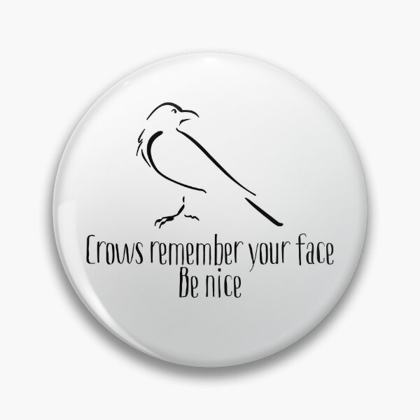 Item preview, Crows Remember your Face - Funny Crow Shirt for Bird Lovers and Corvid Fans designed and sold by Shel13X.