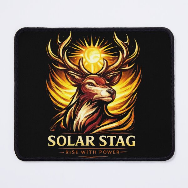 Item preview, Solar Stag – Majestic Sunlit Design designed and sold by Dogandesighn.