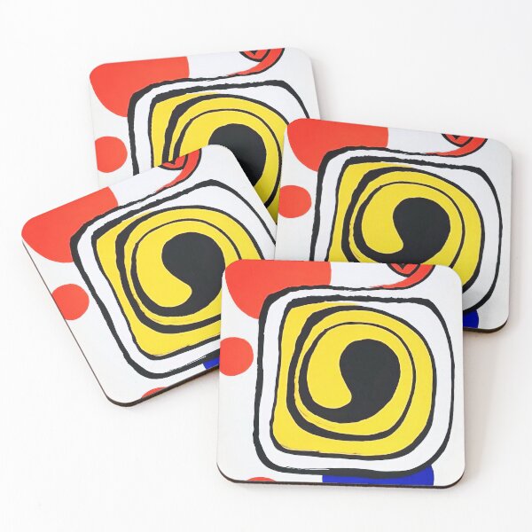 Item preview, Abstract Surreal Shapes Inspired by Joan Miró – Minimalist Colorful Modern Art designed and sold by Bondira-Spono.
