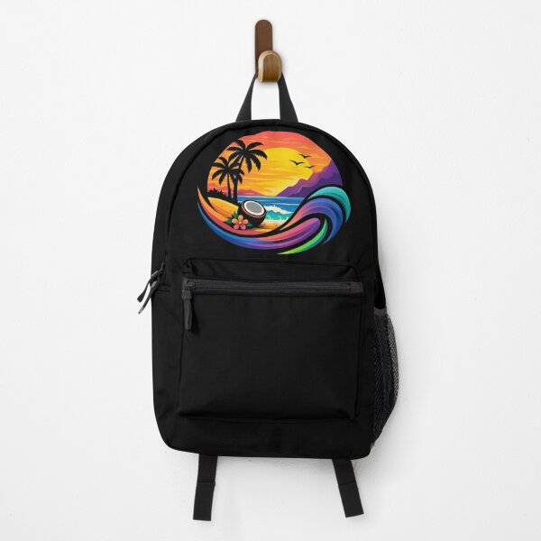 Item preview, Tropical Sunset Escape – Vibrant Beach Paradise Design designed and sold by Dogandesighn.