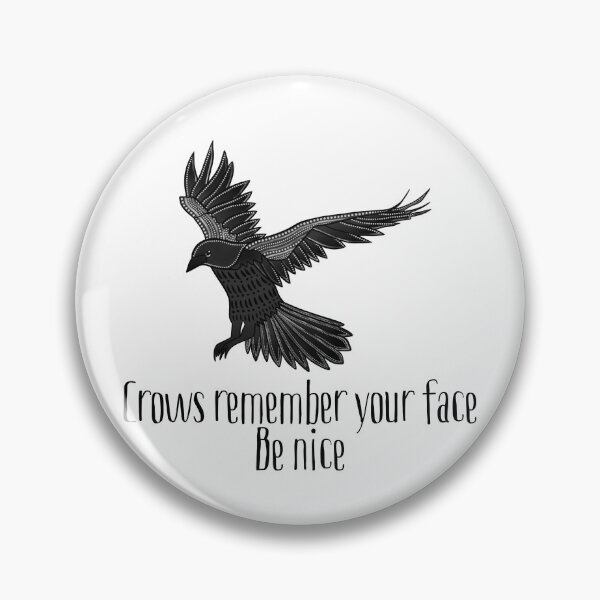 Item preview, Crows Remember your Face - Funny Crow Shirt for Bird Lovers and Corvid Fans designed and sold by Shel13X.