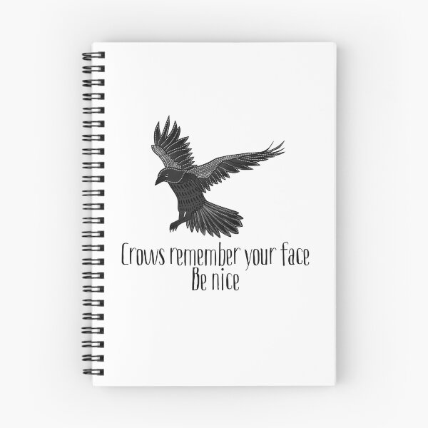 Item preview, Crows Remember your Face - Funny Crow Shirt for Bird Lovers and Corvid Fans designed and sold by Shel13X.