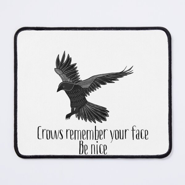 Item preview, Crows Remember your Face - Funny Crow Shirt for Bird Lovers and Corvid Fans designed and sold by Shel13X.