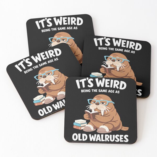 Item preview, Same Age As Old Walruses Humor designed and sold by FreshVibe Prints.