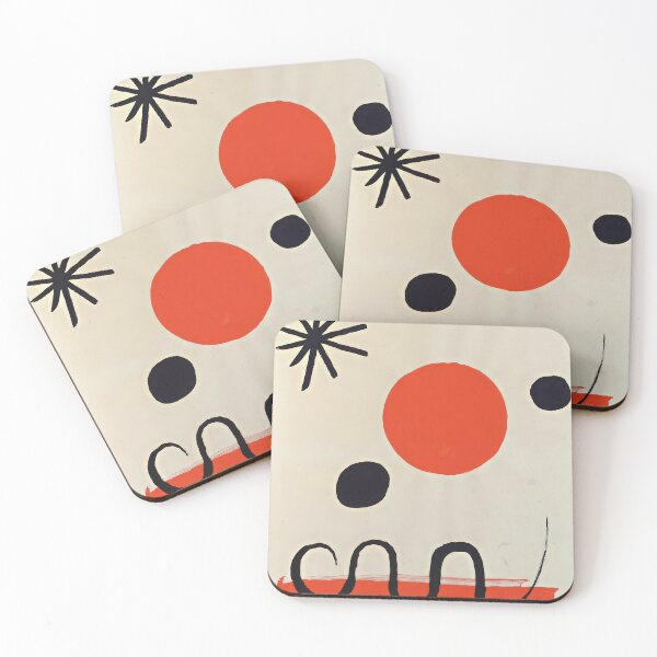 Item preview, Abstract Surreal Shapes Inspired by Joan Miró – Minimalist Colorful Modern Art designed and sold by Bondira-Spono.