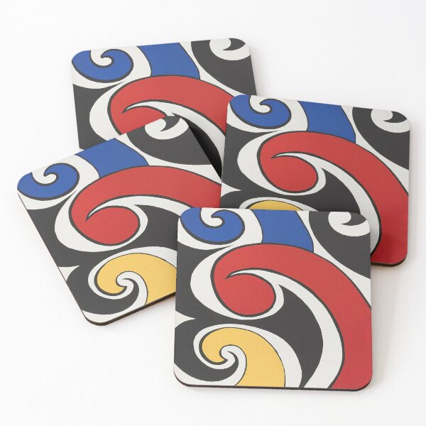 Item preview, Abstract Surreal Shapes Inspired by Joan Miró – Minimalist Colorful Modern Art designed and sold by Bondira-Spono.