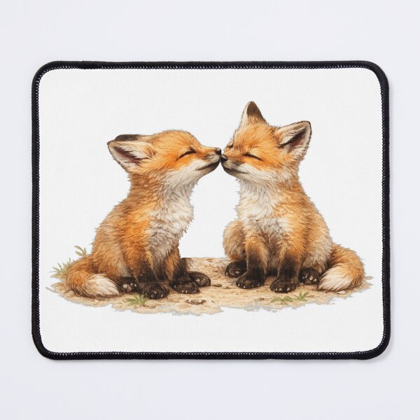 Item preview, Adorable Fluffy Fox Couple. designed and sold by XenialitySIA.
