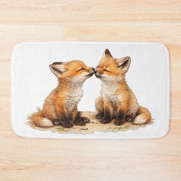 Item preview, Adorable Fluffy Fox Couple. designed and sold by XenialitySIA.