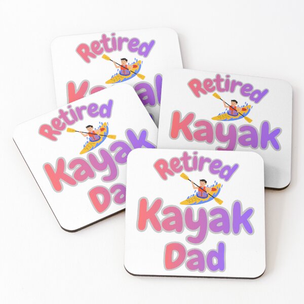 Item preview, Retired Kayak Dad – Funny Retirement Kayaking Dad Gift for Kayaker Fathers designed and sold by Anasalseady.