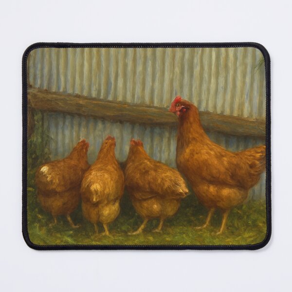 Item preview, Chickens gathering at the water bowl designed and sold by Juzzy72.