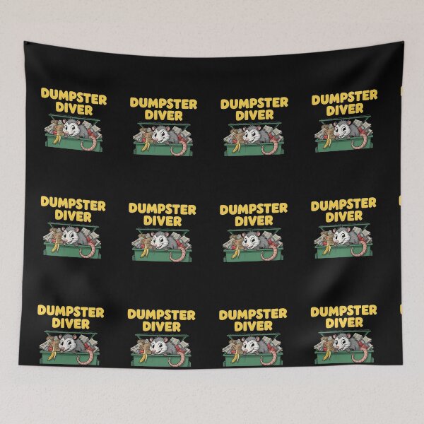 Item preview, Cute Dumpster Diver Opossum Fan Art Design designed and sold by NatureUnleashed.