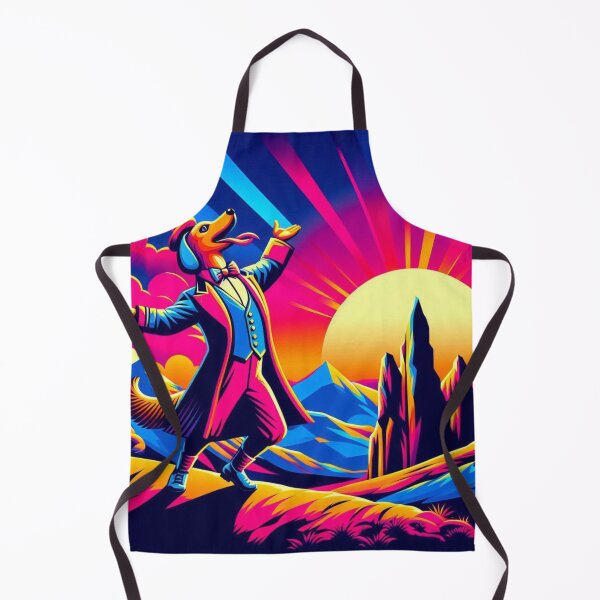 Item preview, Neon Showman Dog – Surreal Pop Art Design designed and sold by Dogandesighn.