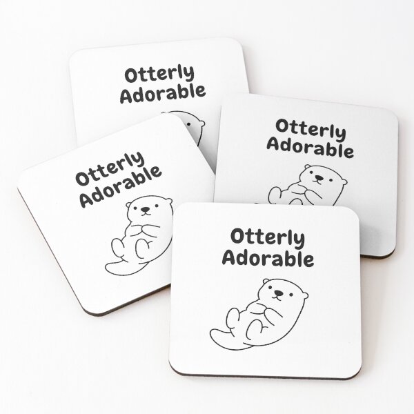 Item preview, Otterly Adorable Minimalist Cartoon Otter Design designed and sold by NatureUnleashed.