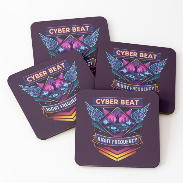 Item preview, Cyber Beat – Night Frequency Neon Design designed and sold by Dogandesighn.