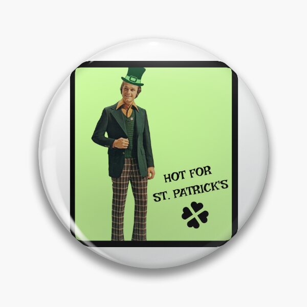 Item preview, Hot for St. Patrick's - Kitsch 70s St Patricks Leprechaun designed and sold by The Sticker Bureau.