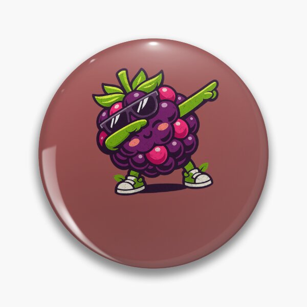 Item preview, Cool Dabbing Raspberry Fruit Cartoon designed and sold by FreshVibe Prints.