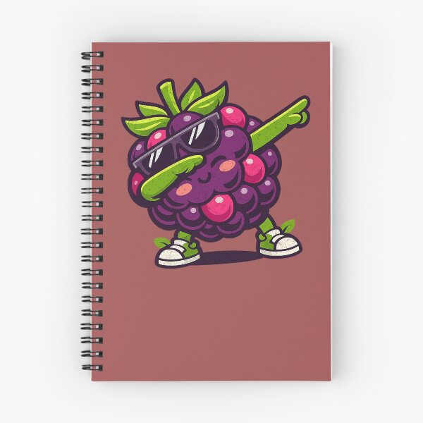 Item preview, Cool Dabbing Raspberry Fruit Cartoon designed and sold by FreshVibe Prints.