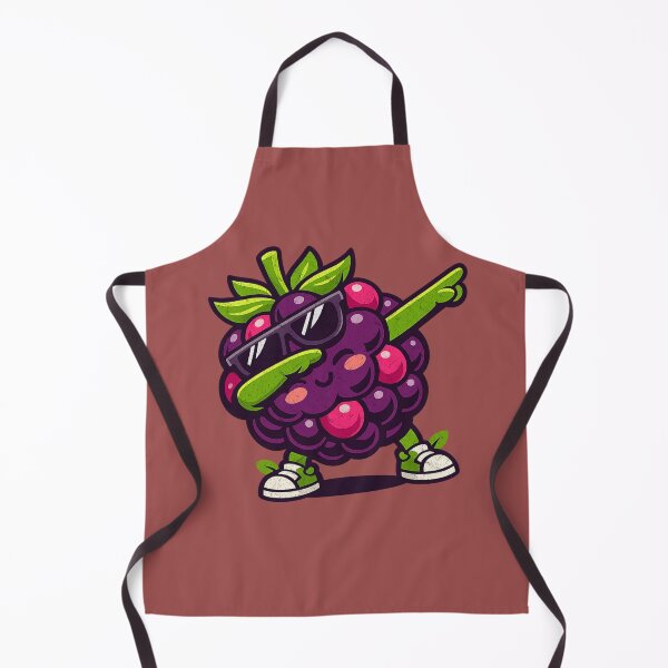 Item preview, Cool Dabbing Raspberry Fruit Cartoon designed and sold by FreshVibe Prints.