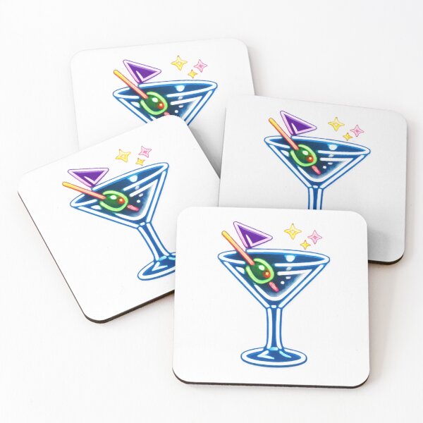 Item preview, neon martini cocktail   designed and sold by hiperdinotees.