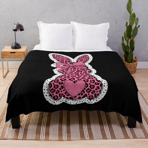 Item preview, Girls Pink Leopard Easter Bunny designed and sold by KroghDs.