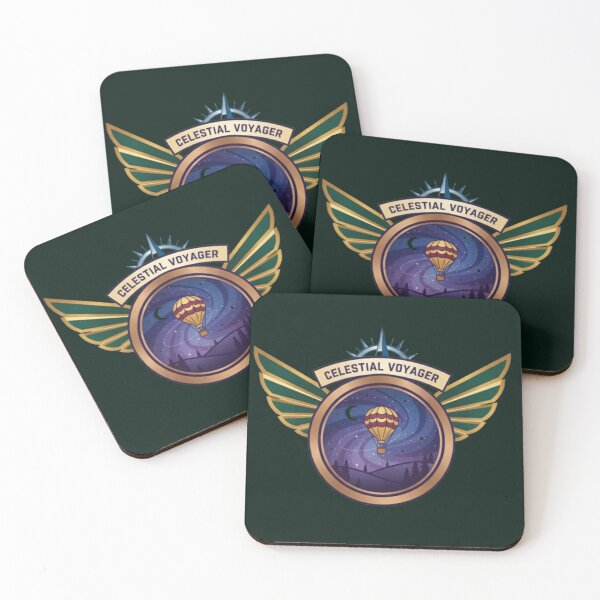 Item preview, Celestial Voyager – Cosmic Adventure Emblem designed and sold by Dogandesighn.