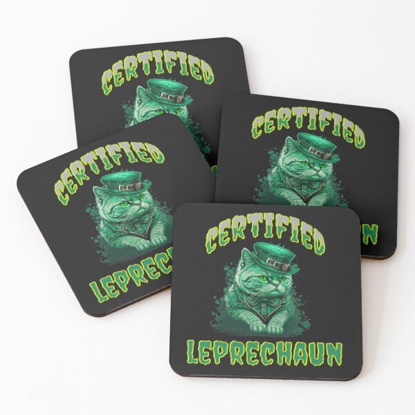 Item preview, Certified Cat Leprechaun designed and sold by PawPlanetPro.
