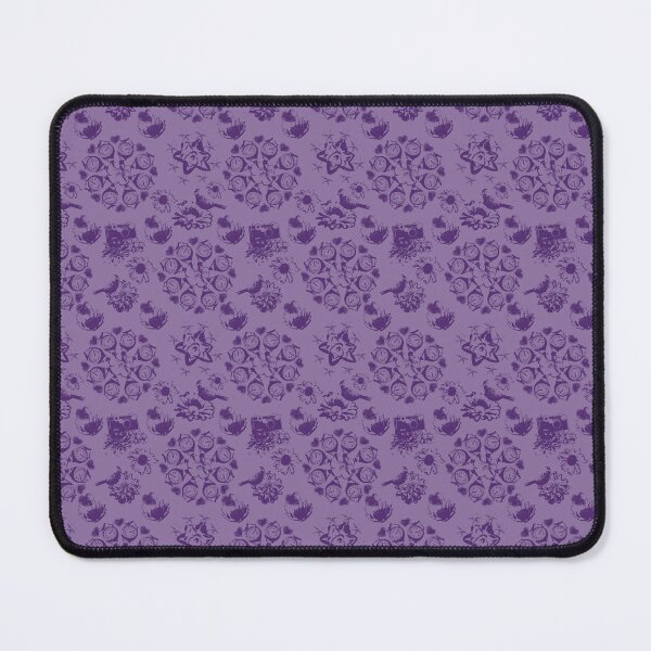 Item preview, Floral Travel Snapshots Dark on Light Purple designed and sold by Digitalmyth's Designs.