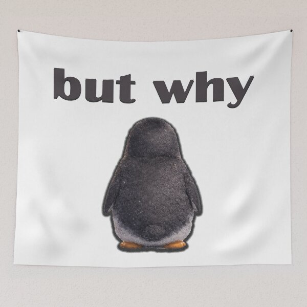 Item preview, The only penguin, but why? designed and sold by Ach&Koor.