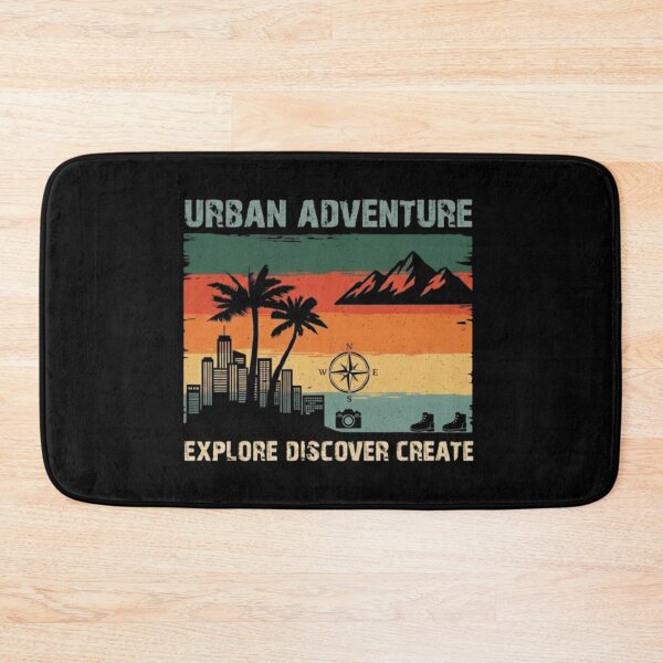 Item preview, Urban Adventure – Explore Discover Create Poster designed and sold by Dogandesighn.