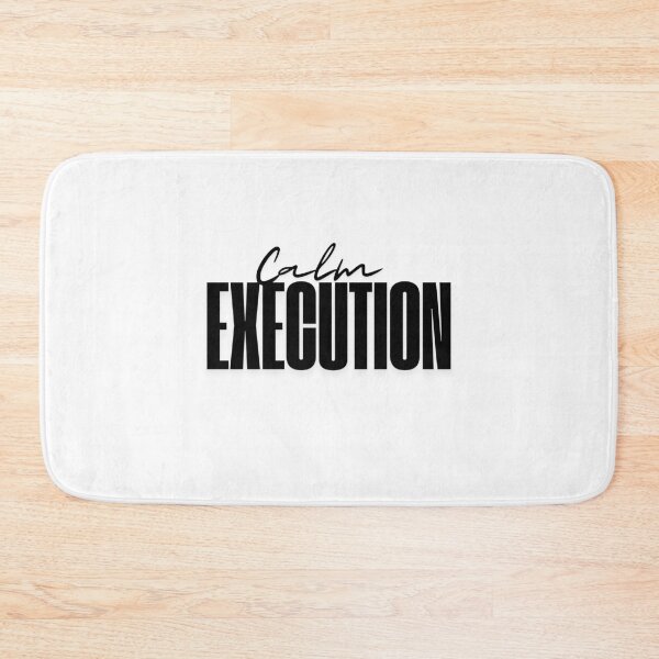 Item preview, Calm Execution – Trading Mindset Minimalist Typography Design designed and sold by AXIS-EQUILIBRIO.