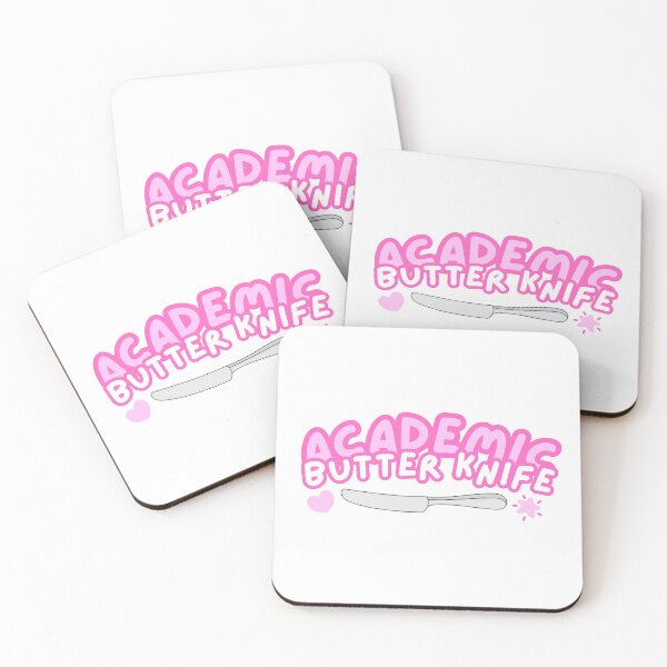 Item preview, Academic Butter Knife Funny Student Meme – Cute Study Humour designed and sold by Bubble-Squeak.