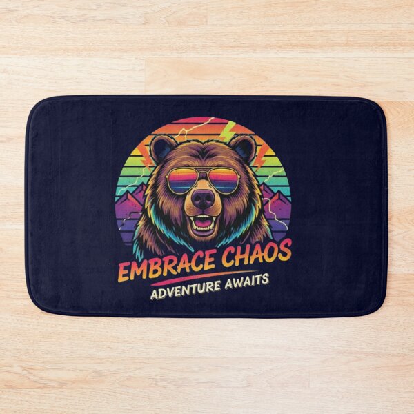 Item preview, Embrace Chaos – Adventure Awaits Bear Design designed and sold by Dogandesighn.