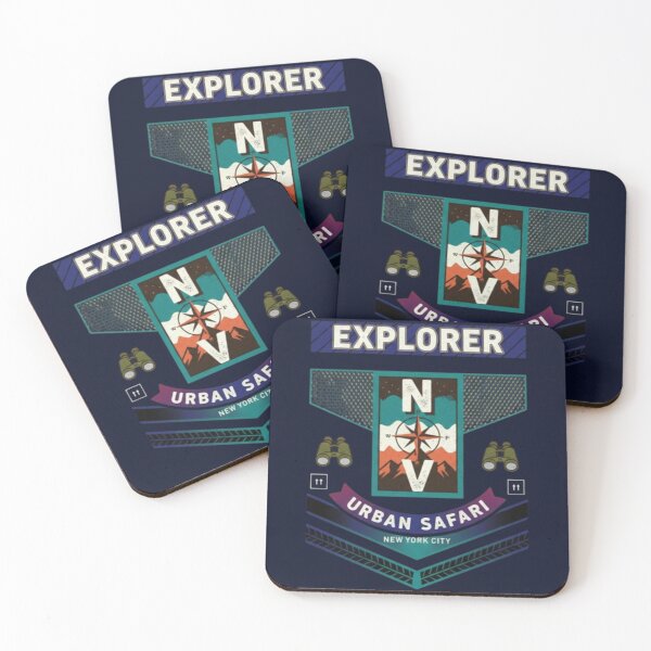 Item preview, Explorer – Urban Safari Adventure Badge designed and sold by Dogandesighn.