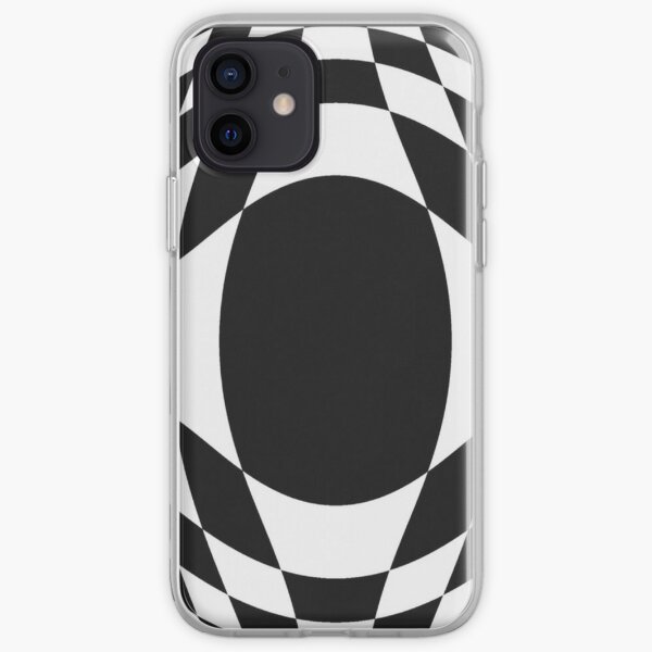 #black, #white, #chess, #checkered, #pattern, #abstract, #flag, #board iPhone Soft Case