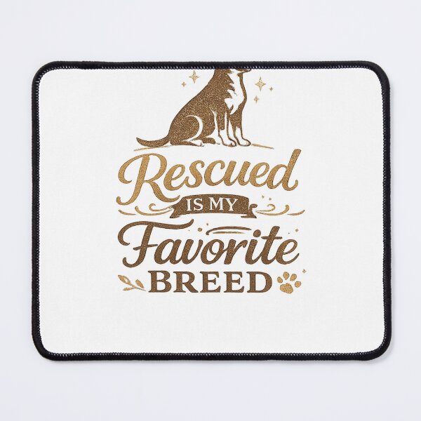 Item preview, Rescued Is My Favorite Breed designed and sold by edman765.