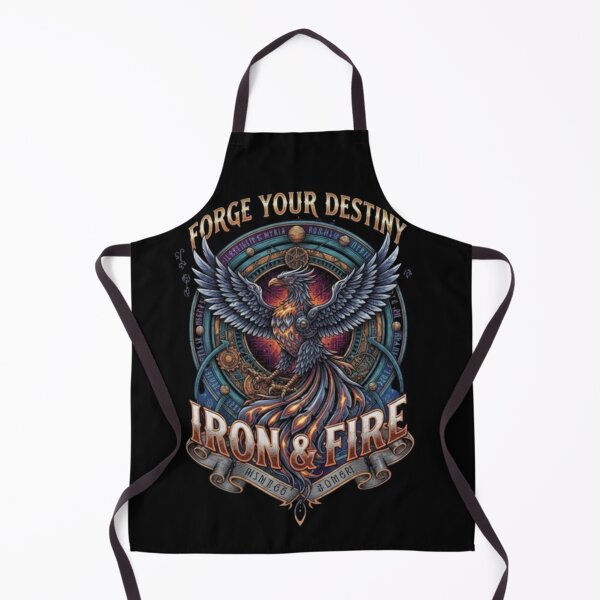 Item preview, Forge Your Destiny – Iron & Fire Phoenix Design designed and sold by Dogandesighn.