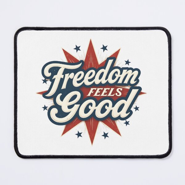 Item preview, Freedom Feels Good – Retro Patriotic Typography Design designed and sold by relso.