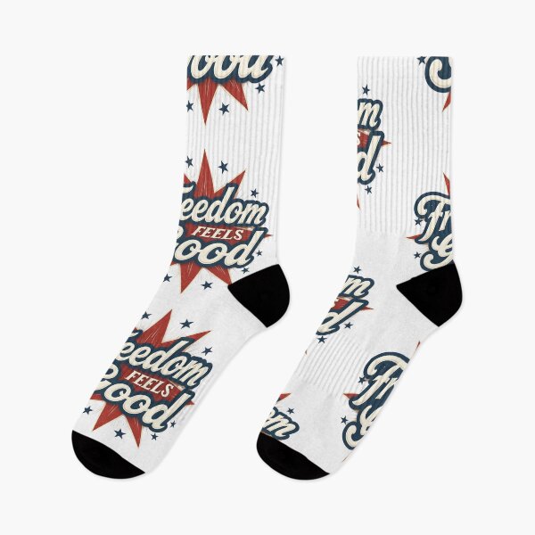 Item preview, Freedom Feels Good – Retro Patriotic Typography Design designed and sold by relso.