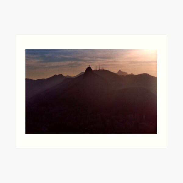 Sunset in Rio Art Print