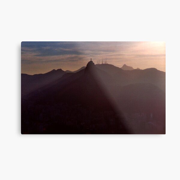 Sunset in Rio Metal Print