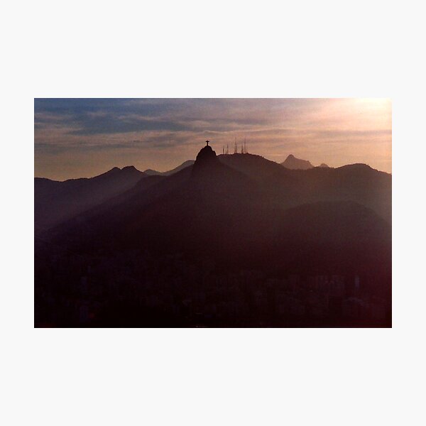 Sunset in Rio Photographic Print