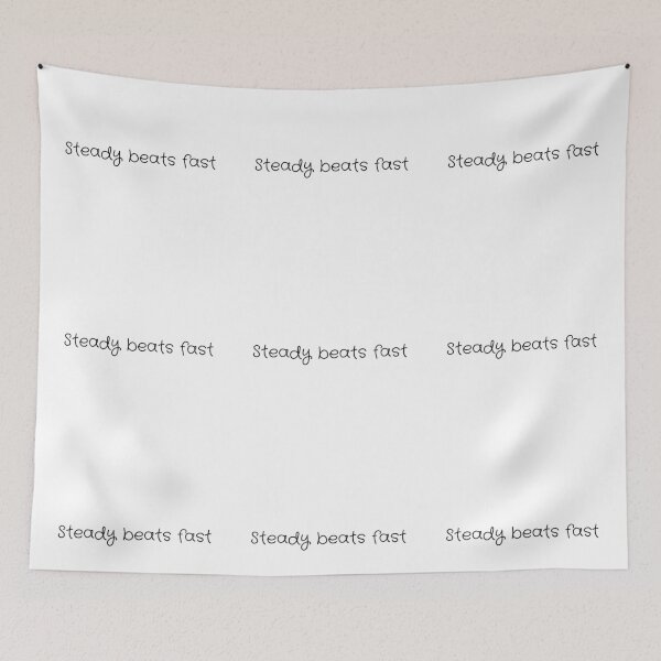 Item preview, Steady Beats Fast – Discipline & Long-Term Mindset Minimalist Quote designed and sold by AXIS-EQUILIBRIO.